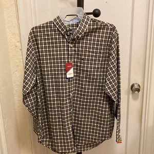 New Mens Izod button down shirt